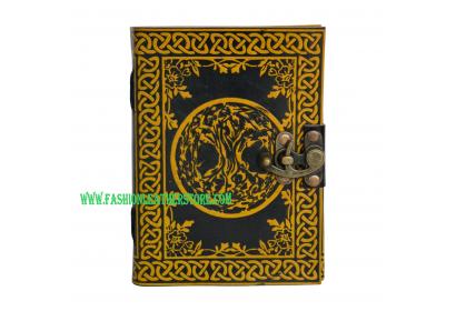 Celtic TREE of LIFE Handmade Leather Pagan Wicca Journal Diary Book of Shadows Wholesaler India 